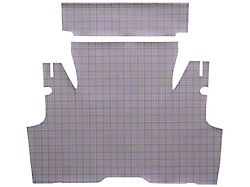 Complete Burtex Die Cut Carpet Trunk Mat; Large Plaid (55-56 Thunderbird Convertible)
