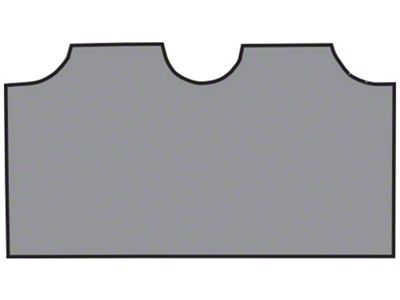 Complete Die Cut TM Foam Trunk Mat; Aqua Herringbone (68-70 Impala 2-Door Coupe)