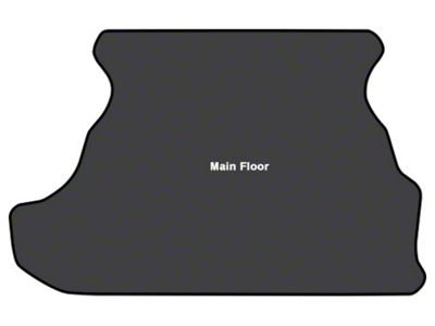 Complete Die Cut TM Vinyl Trunk Mat; Crowsfeet (1965 Impala 2-Door Coupe)