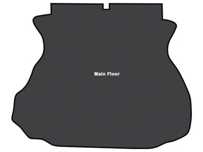 Complete Die Cut TM Vinyl Trunk Mat; Crowsfeet (1965 Impala 2-Door Convertible)