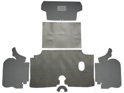Complete Die Cut TM Vinyl Trunk Mat with Boards; GM Waffle (59-60 Impala)
