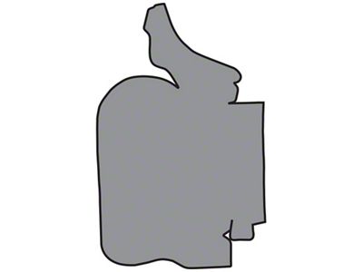 Trunk Board Die Cut Cardboard; Driver Side; GM Waffle (59-60 Impala)