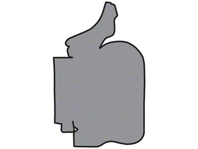 Trunk Board Die Cut Cardboard; Passenger Side; GM Waffle (59-60 Impala)