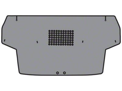 Trunk Board Die Cut Cardboard; Rear; GM Waffle (59-60 Impala)