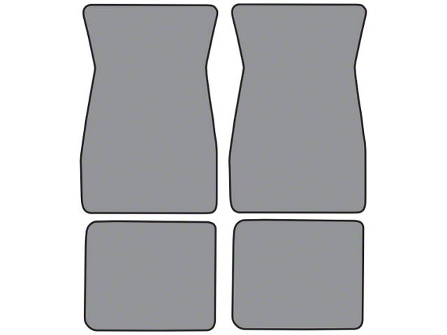 ACC Complete Nylon Die Cut Carpet Front and Rear Floor Mats (69-73 Mustang)