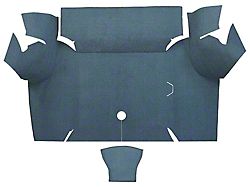 Complete Nylon Die Cut Carpet Trunk Mat (67-68 Mustang Coupe)