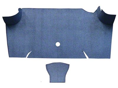 ACC Complete Nylon Die Cut Carpet Trunk Mat (67-68 Mustang Fastback)