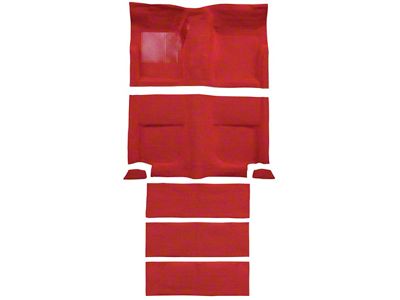 ACC Complete Nylon Molded Carpet with Fold Down Seat Carpet and without Shifter Hole Cutout (65-68 Mustang Fastback)