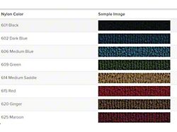 Complete Nylon Molded Carpet with Shifter Hole Cutout (69-70 Mustang Coupe)