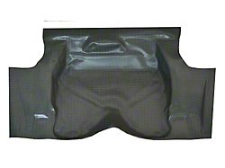 Complete Molded Vinyl Trunk Mat; Aqua Houndstooth (70-72 Camaro Coupe)