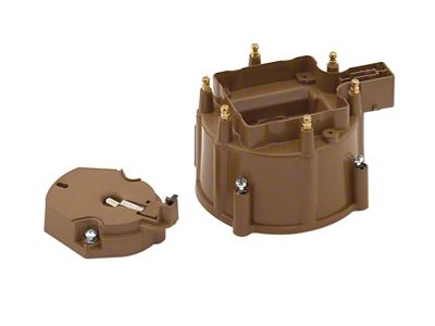 Accel Distributor Cap and Rotor Kit; HEI Style; Brown (1978 250 I6 Camaro; 80-81 V8 Camaro)
