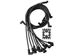 Accel Extreme 9000 Spark Plug Wire Set; Under Valve Covers (67-92 Small Block V8 Camaro)