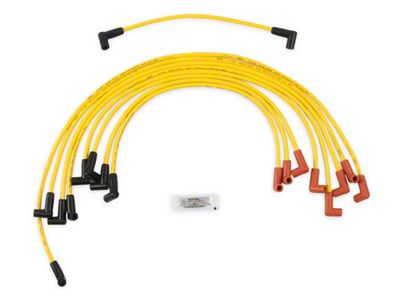 Accel Spark Plug Wire Set with HEI Stock Style Boots; 8mm; Yellow (74-81 267/305/350 V8 Camaro)