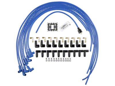Accel Super Stock Spark Plug Wire Set; 8mm; Blue (67-74 307/327/350 V8 Camaro)