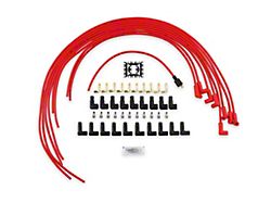 Accel Super Stock Spark Plug Wire Set; 8mm; Red (67-80 Small Block V8 Camaro)