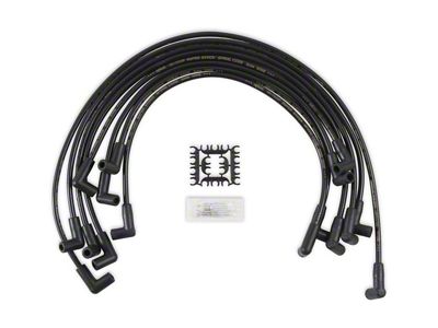 Accel Super Stock Spark Plug Wire Set; Black (74-80 Small Block V8 Camaro)