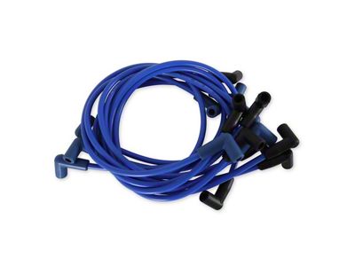 Accel Super Stock Spark Plug Wire Set; Blue (74-80 Small Block V8 Camaro)