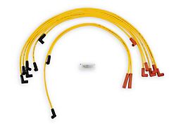 Accel Super Stock Spark Plug Wire Set with HEI Stock Style Boots; 8mm; Yellow (82-86 V8 Camaro)