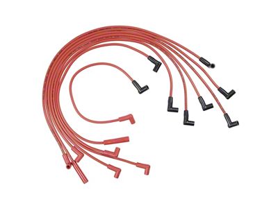 Accel Super Stock Spark Plug Wire Set; Red (84-86 5.0L Camaro)