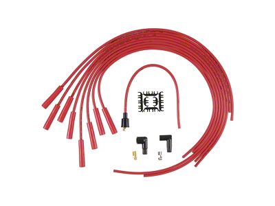 Accel Spark Plug Wire Set; 8mm; Red (66-74 427/454 V8 Corvette C2 & C3)