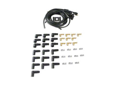 Accel Super Stock Spark Plug Wire Set; 8mm; Black (68-91 327/350 V8 Corvette C3 & C4)