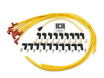 Accel Super Stock Spark Plug Wire Set; 8mm; Yellow (68-91 327/350 V8 Corvette C3 & C4)