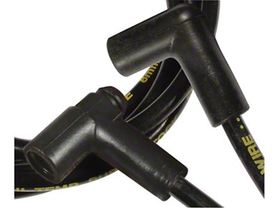 Accel Super Stock Spark Plug Wire Set; Black (75-82 350 V8 Corvette C3)