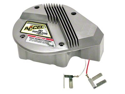 Accel SuperCoil Ignition Coil with Red/White Primary Wire (75-91 305/350 V8 Corvette C3 & C4)