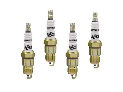 Accel HP Copper Spark Plugs; 4-Pack (93-96 Corvette C4)