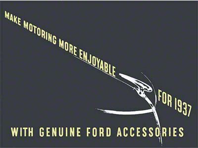 1937 Ford Accessories Brochure