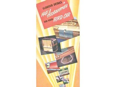 1941 Ford Car Color Accessory Brochure
