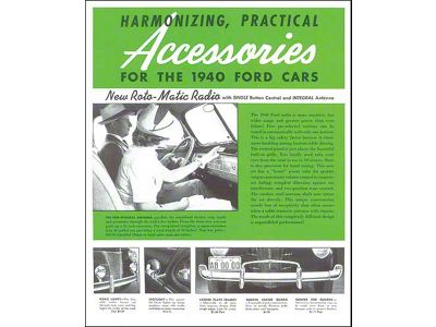 1934 Ford Car Color Accessory Brochure