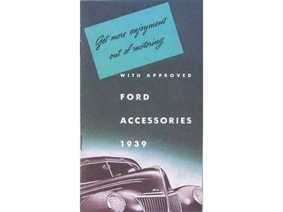 1939 Ford Car Accessory Brochure