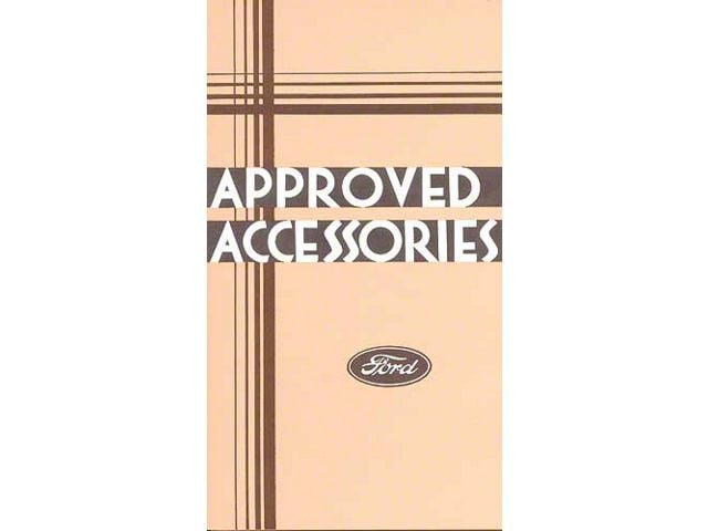 1933 Ford Car Accessory Brochure