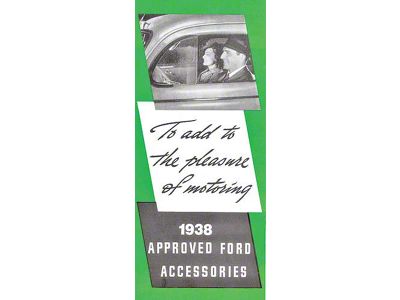1938 Ford Car Accessory Brochure