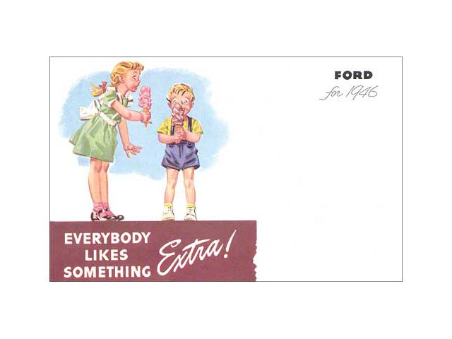 1946 Ford Car Color Accessory Brochure