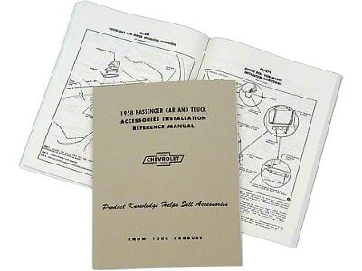 Accessory Installation Manual,1958 (Passenger Car & Truck)