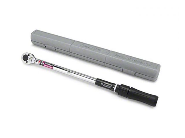 Adjustable Click-Type Torque Wrench,50-250 ft/lbs,Gorilla