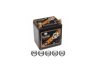 Advanced AGM Carbon Fiber Racing Battery Braille B3121C