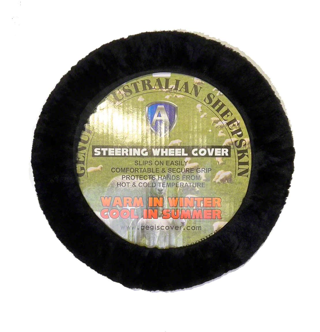 Sheepskin wheel cover hotsell