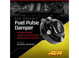AEM Electronics AN6 ORB Fuel Pulse Damper; 40 to 70 PSI