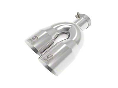 AFE Takeda 304 Stainless Steel Exhaust Tip; 4-Inch; Polished (Fits 2.50-Inch Tailpipe)