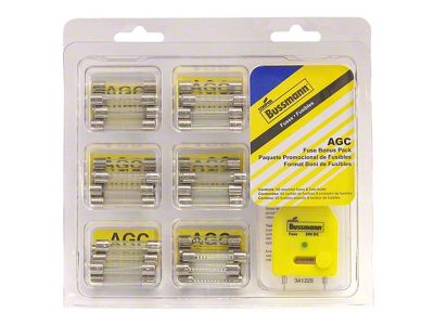 AGC Fuse Kit 60 Pieces With Fuse Tester And Fuse Removal Tool