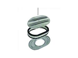 Air Cleaner-Aluminum Finned And Polished, 4 Barrel Universal (66-79 Bronco)