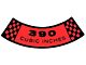 Air Cleaner Decal - 390 Cubic Inches - Ford