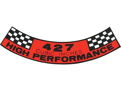 427 High Performance Decal