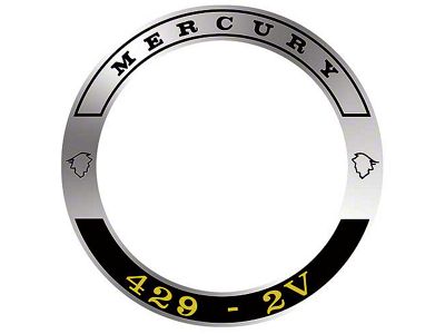 Air Cleaner Decal - Mercury 429 2V - Mercury