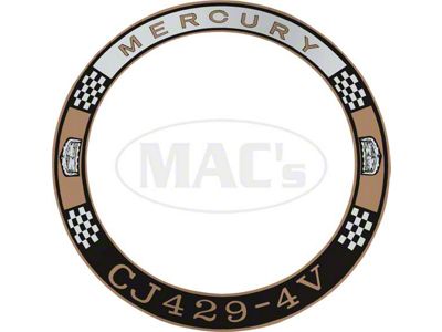 Air Cleaner Decal - Mercury, 429 4V - Cyclone