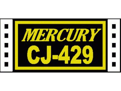 Air Cleaner Decal - Mercury, 429 4V - Cyclone With Ram Air