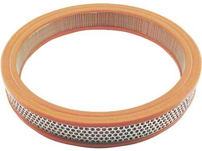 Air Cleaner Element - Exact Reproduction Of Original Correct - Orange Color With Original Style Round Hole Metal Screen